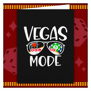 Tarjeta Vacaciones Viaje a Las Vegas Modo Vegas Vacaciones