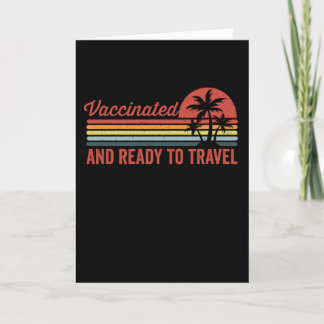 Tarjeta Vacunado y listo para viajar