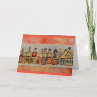 Tarjeta Vagos de la fruta de la playa