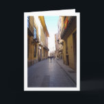 Tarjeta Valencian Portrait, Valencia City, España<br><div class="desc">Valencian Portrait,  Valencia City,  España Greeting Card. You can easily customize this product for free if you would like to add wording or change the color of the background.</div>