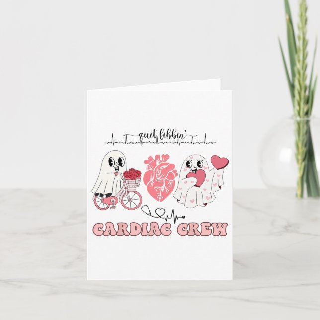 Tarjeta Valentín Dejó de Mentir a la Tripulación Cardíaca  (Anverso)