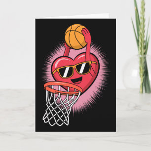 Tarjeta Valentín Esqueleto Corazón Hundido Con Gafas de So