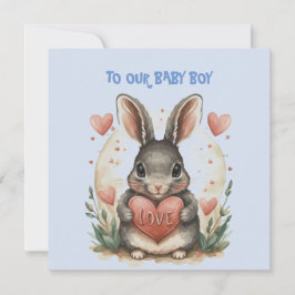 Tarjeta Valentín niño bebé