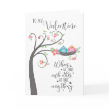 Valentine Bird Nest cuando nos tengamos