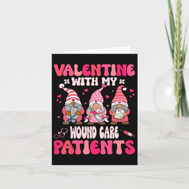 Tarjeta Valentine Con Mi Día de San Valentín De Cuidados D (Anverso)
