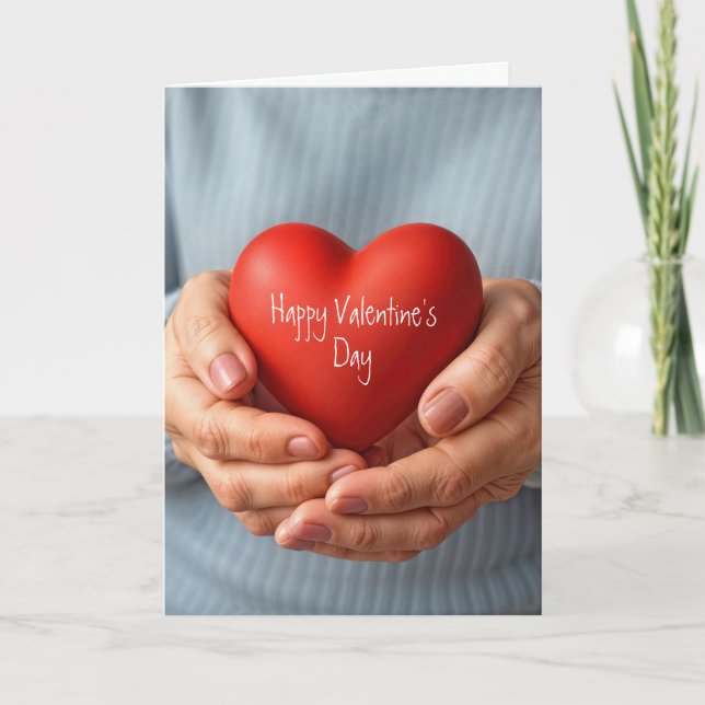 Tarjeta Valentine Heart From Grandparent (Anverso)