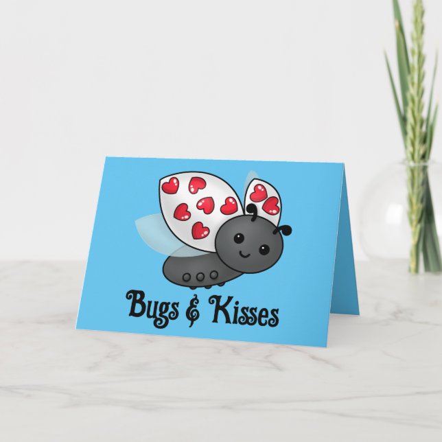 Tarjeta Valentine Ladybug (Anverso)