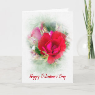 Tarjeta Valentine Red Rose