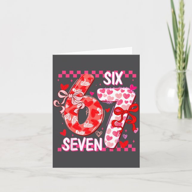 Tarjeta Valentine’s Day 67 Meme Happy Valentines Day Funny (Anverso)