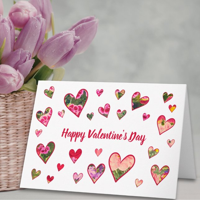Tarjeta Valentine’s Day for Husband - Floral Hearts Love (Subido por el creador)
