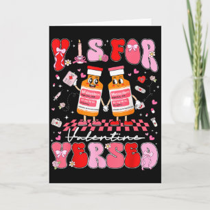 Tarjeta Valentine V Es Para Enfermera Versada Pacu Crna Ch