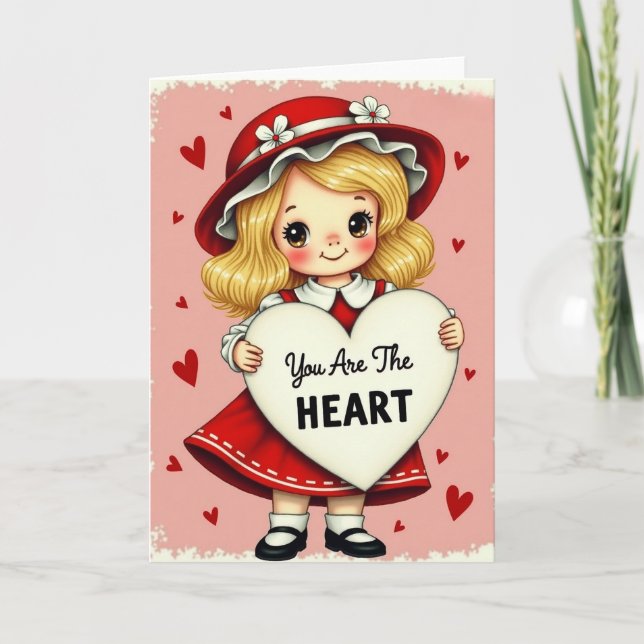 Tarjeta Valentine You Are The Heart Card (Anverso)