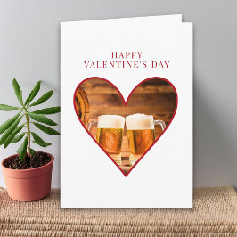 Tarjeta Valentines Day for Husband - Beer Lover Heart