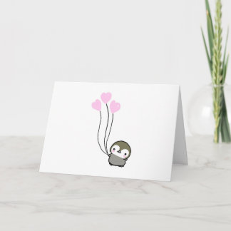 Tarjeta Valentines Day Penguin