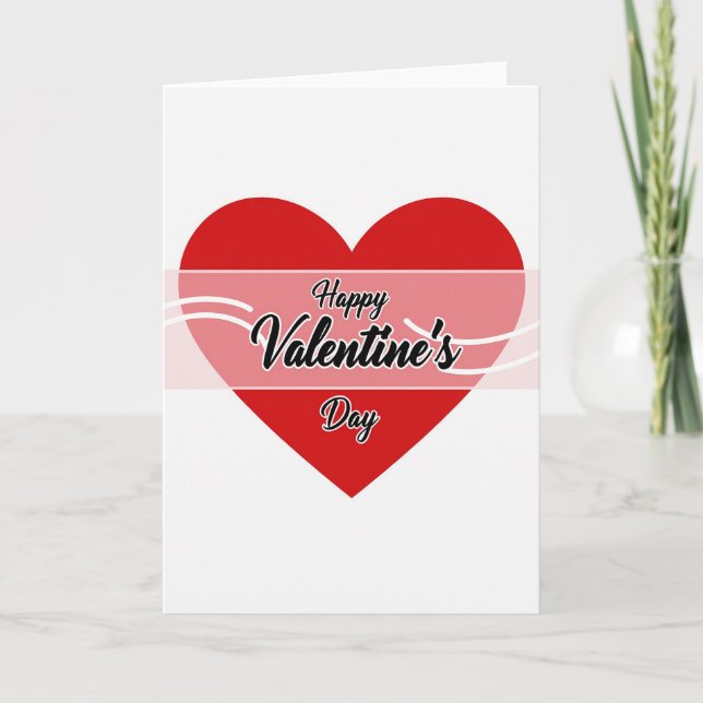 Tarjeta Valentines Heart For Partner Card (Anverso)