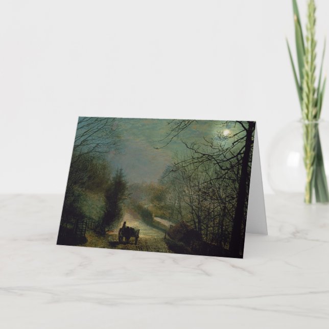 Tarjeta Valle de la fragua de Juan Atkinson Grimshaw el | (Anverso)