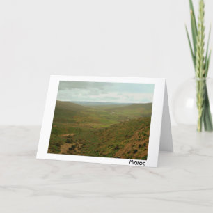 Tarjeta Valle de los Montes Atlas