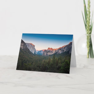 Tarjeta Valle de Yosemite, California