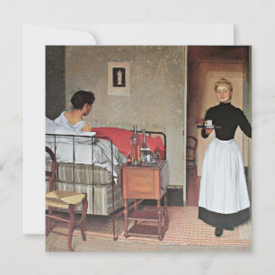 Tarjeta Vallotton - El paciente, arte bonito
