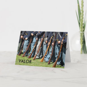 Tarjeta Valor Greeting Card