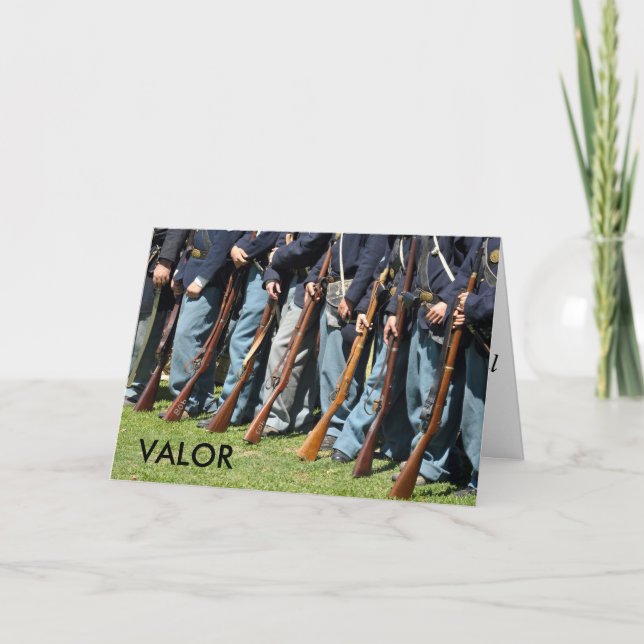 Tarjeta Valor Greeting Card (Anverso)