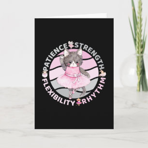 Tarjeta Valores centrales del bailarín de ballet - Balleri