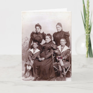 Tarjeta Valores de familia