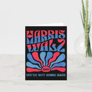 Tarjeta Vals 2024 No vamos a regresar Kamala Harris 1