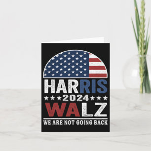 Tarjeta Vals de camisetas 2024 Kamala Haris Tim Waltz 2