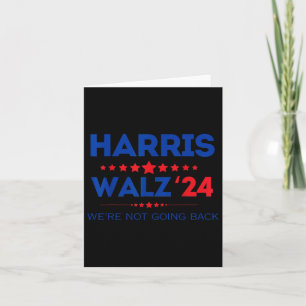 Tarjeta Vals No Vamos A Regresar Kamala Harris 2024