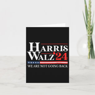 Tarjeta Vals No Volveremos Kamala Harris 2024 1
