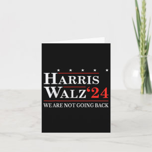 Tarjeta Vals No Volveremos Kamala Harris 2024 2