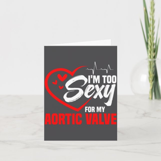 Tarjeta Valve Replacement Heart Surgery Aortic Valve Repai (Anverso)