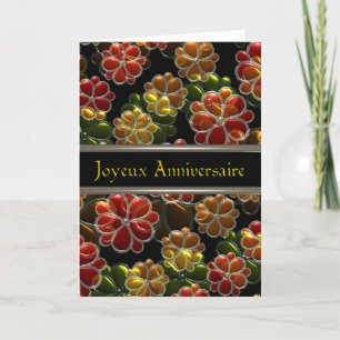 Tarjeta Valxart-Lustre francés del cumpleaños de Joyeux