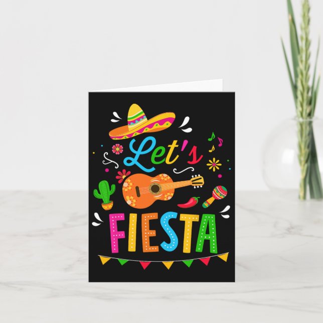 Tarjeta Vámonos de Fiesta Para la Fiesta de Disfraces Dive (Anverso)