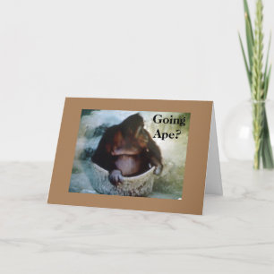 TARJETA "¿VAMOS A APE?" HUMOR DE CUMPLEAÑOS 60