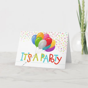 Tarjeta ¡Vamos a comer! (Tarjeta de cumpleaños)
