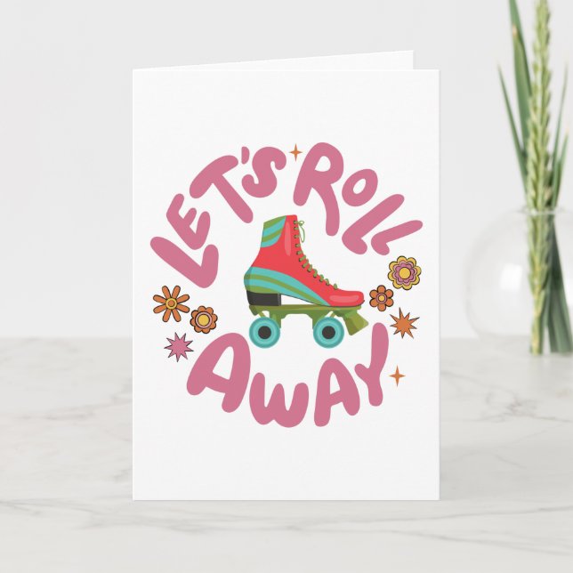 Tarjeta Vamos a eliminar los patines de patinaje (Anverso)