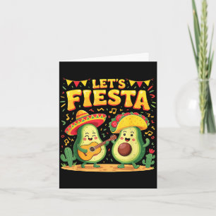 Tarjeta Vamos a fiesta cinco de mayo mujeres hombres mexic