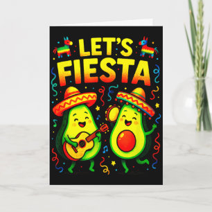 Tarjeta Vamos a fiesta - cinco mayo diversión de baile mex