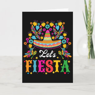 Tarjeta Vamos a Fiesta Divertido Cinco De Mayo Mujeres Hom