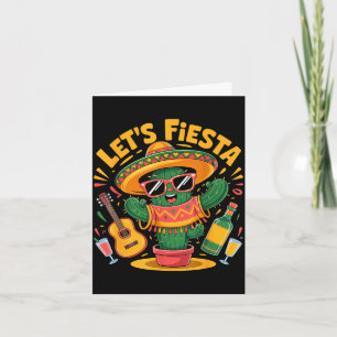 Tarjeta Vamos a fiesta fiesta mexicana 5 de mayo divertido