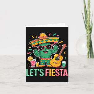 Tarjeta Vamos a fiesta fiesta mexicana 5 de mayo divertido