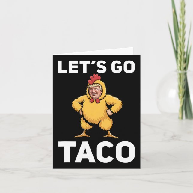 Tarjeta Vamos a hablar de Taco es gracioso el juego de pol (Anverso)