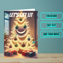 Tarjeta Vamos a hacer que los Navidades sean divertidos