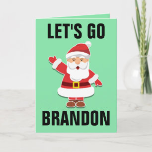 TARJETA VAMOS A LOS NAVIDADES DE BRANDON SANTA GRANDES TAR