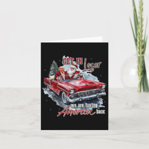 Tarjeta Vamos a perder estamos llevando a Estados Unidos d