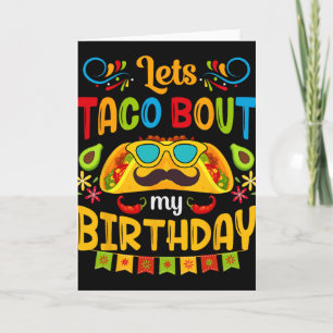 Tarjeta Vamos a Tacoblar Mi Cumpleaños Nacido En Cinco De 