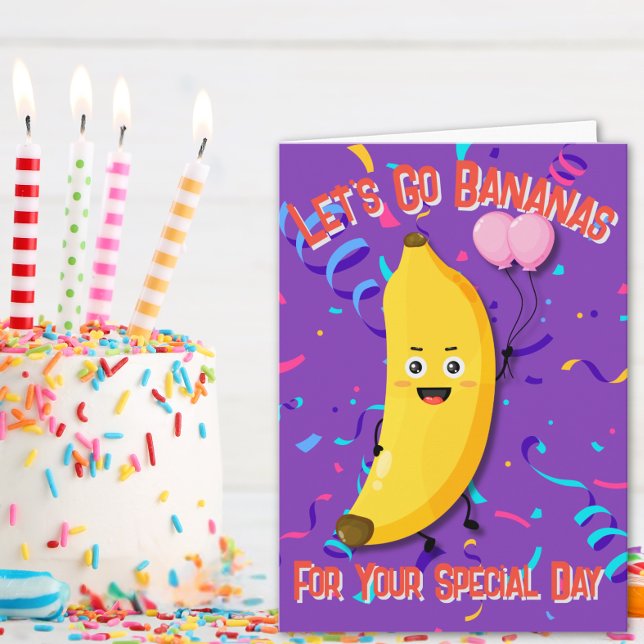 Tarjeta Vamos Bananas Cumpleaños (Subido por el creador)