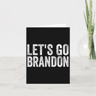 Tarjeta Vamos Brandon Joe Biden cantando por hombres y muj